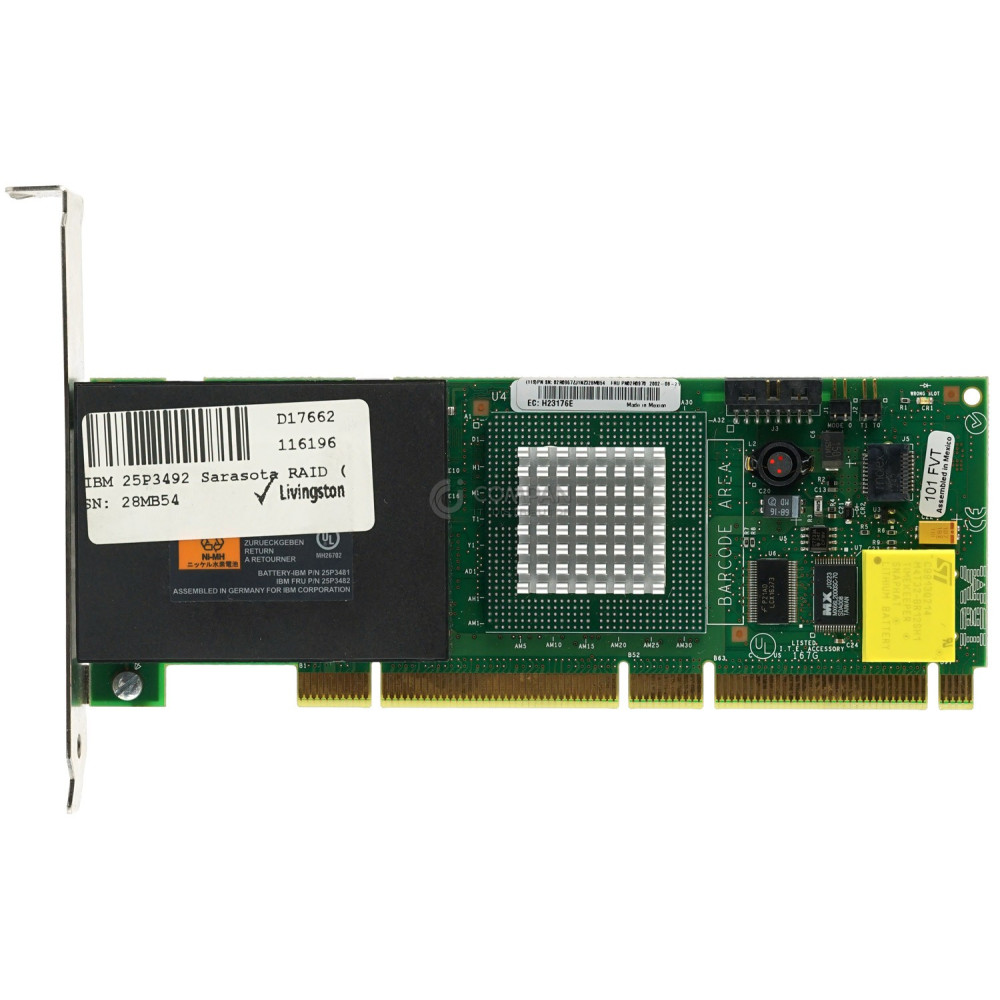 02R0970 IBM SCSI CONTROLLER SERVERAID 5I ULTRA 320 WITH BATTERY